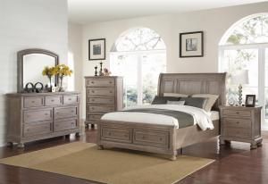 Allegra B2159 Pewter Storage Bedroom Set